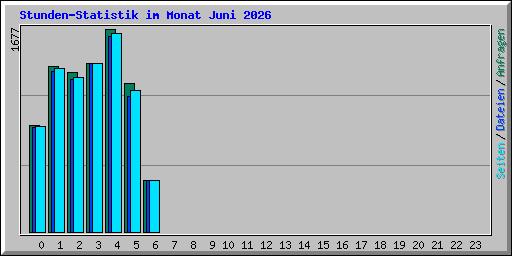 Stunden-Statistik im Monat Juni 2026